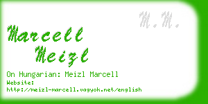 marcell meizl business card